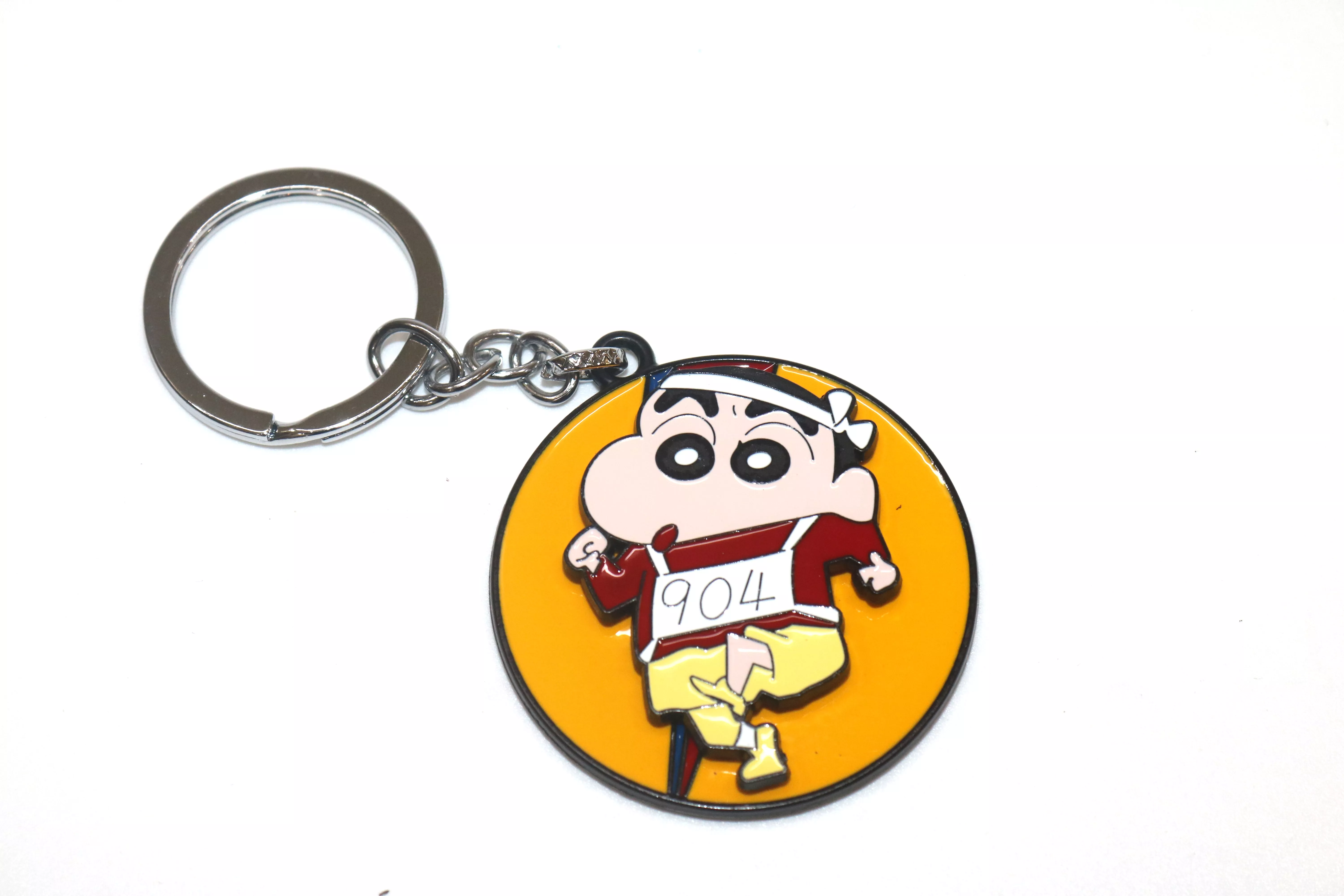 Shinchan Cartoon Metal Spinner Keychain - Custom Keychain